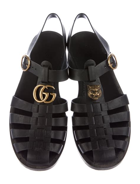 gucci ruber sandals|gucci rubber sandals women is.